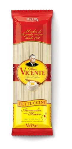 Pack X 18 Unid. Fideos  Fetuccini 500 Gr Don Vicente