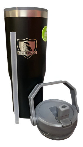 Colo Colo Botella 850ml Con Mango Original Oficial Negro