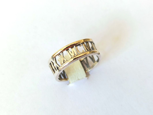 Anillo En Plata Y Oro (2205)