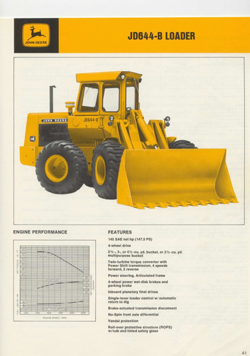 Imagen 10 de 16 de Pala Cargadora Frontal John Deere 644b Envios Al Pais