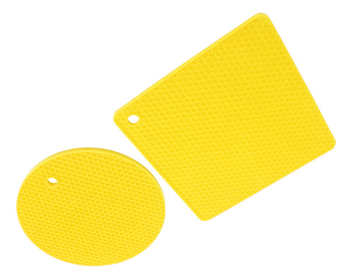Alfombrillas De Silicona Para Cocina, 5 Unidades, 2 Redondas