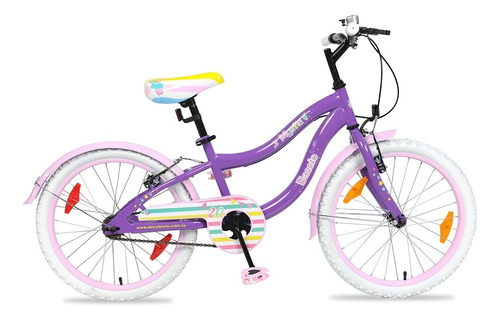 Bicicletas Baccio Mystic Rodado 20 Niña Violta/rosa Fama