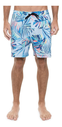 Bermuda Quiksilver Wild Times 17  Sm23 Masculina Azul Claro