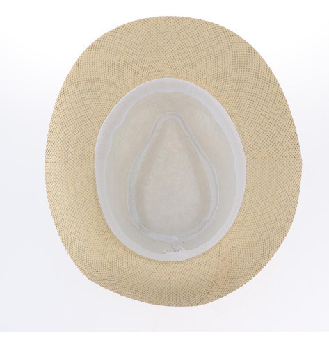 A Sombrero Panamá De Paja De Playa, Sombrero Fedora Trilby