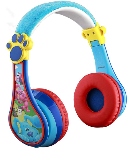 Ekids Blues Clues Auriculares Bluetooth Niños, Auriculares O
