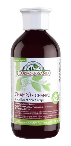 Shampoo A La Henna Cabellos Caoba Corpore Sano