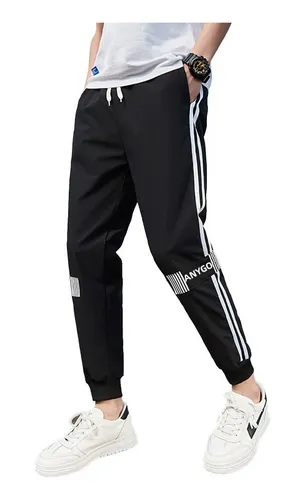 Jogger Pants Hombre De Felpa Gym Pans Pantalones Cargo Bolsa