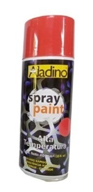 Spray Alta Temperatura Rojo 400cm3 Aladino