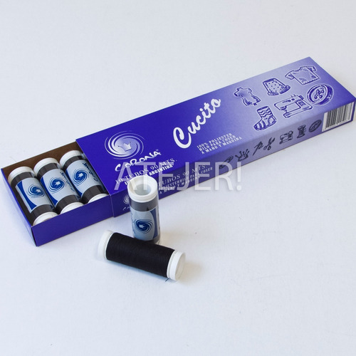 Imagen 6 de 6 de Hilo De Poliester Marca Corona X 10 Bobinas De 90 Mts C/u