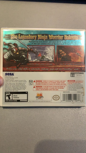Shinobi Nuevo Nintendo 3ds (Usado)