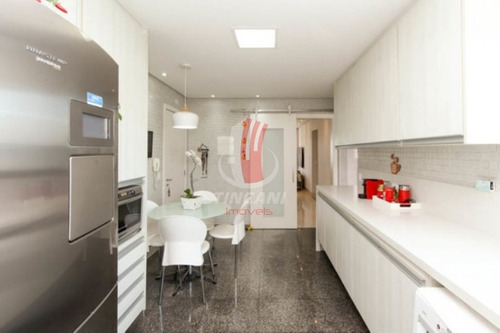 Imagem 11 de 20 de Apartamento Mobiliado Para Venda No Bairro Mooca, 4 Dorm Sendo 1 Suíte, 4 Vagas, 135 Metros. - 6117