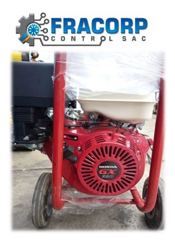 Imagen 2 de 4 de Motobomba De Caudal 4x4 Gasolinero Motor Honda 13hp Gx390