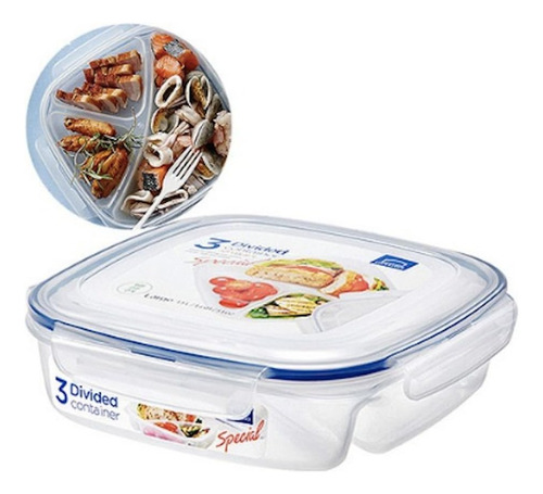 Locknlock Easy Essentials On The Go Meals Fiambrera Cuadrada
