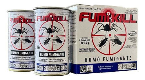 Fumi-kill Insecticida Humo Fumigante 2 Unidades
