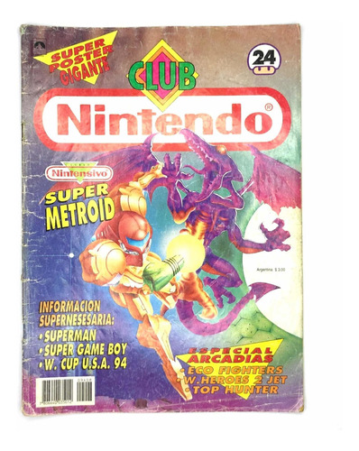 Revista Club Nintendo Número #24 1994