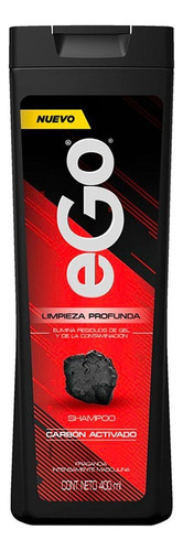 Shampoo Ego For Men Limpieza Profunda Carbón Activado 400ml
