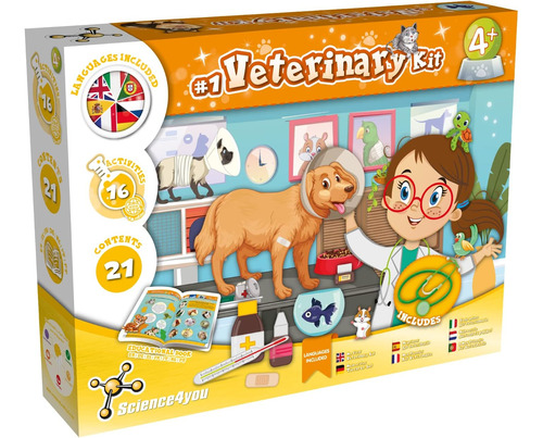 Science4you - Mi Primer Clinica Veterinaria Para Niños 4+ Añ