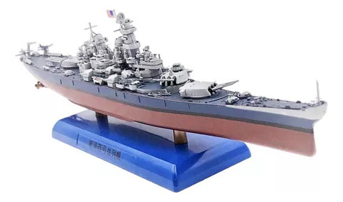 Modelo De Buque De Guerra Uss New Jersey 1:1000 (bb-62)