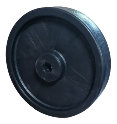 Rueda Para Carros De Mercado Polipropileno Negro 250mm