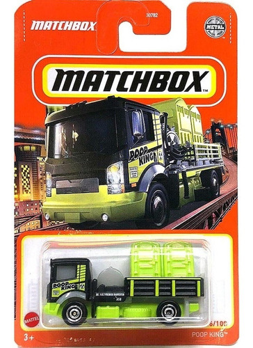 Matchbox Poop King Caminhão 56/100 Lacrado