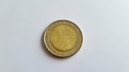 Moeda 2 Euro Comemorativa Eslovênia 2011 Franc Rozman Fc