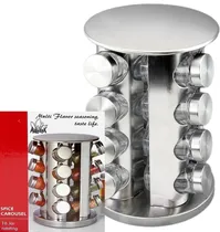 Comprar Estante Giratorio Para Especias De Acero Inoxidable Gris