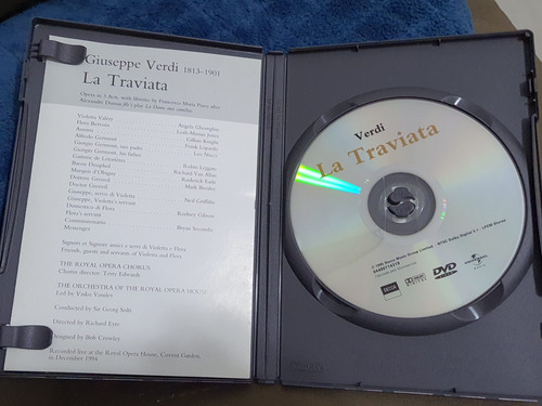 Imagem 3 de 5 de Dvd Verdi - La Traviata - Angela Gheorghiu, Sir George Solti