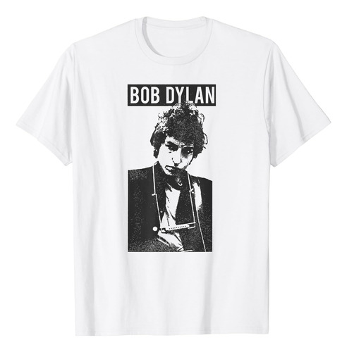 Camiseta Bob Dylan - Harmony 60s (negro)