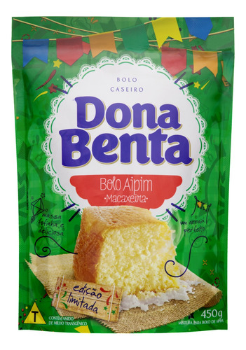 Mistura para bolo Dona Benta aipim 450 g 