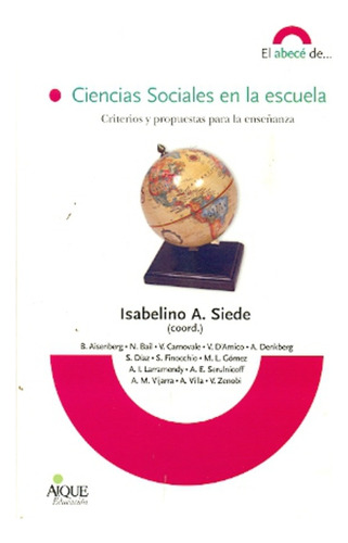 Ciencias Sociales Escuela - Siede Isabelino