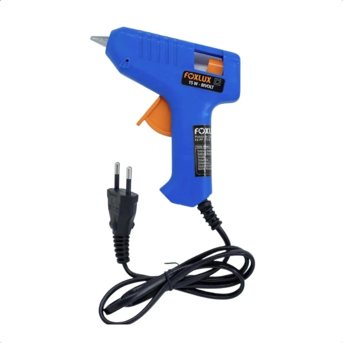 Pistola Cola Quente 15w Cor Azul-marinho