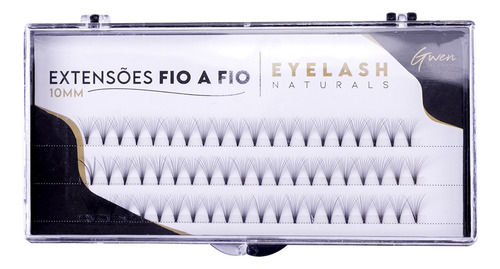 Cílios Extensão Alongamento Fio A Fio Natural Tufinho 10mm