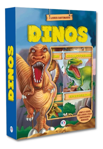 Dinossauros: Dinos, De Ciranda Cultural. Série Dinos, Vol. 1. Editora Ciranda Cultural, Capa Dura, Edição 1, 2013 Em Português, 2022