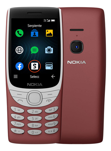 Imagen 1 de 6 de Celular Nokia 8210 - Rojo