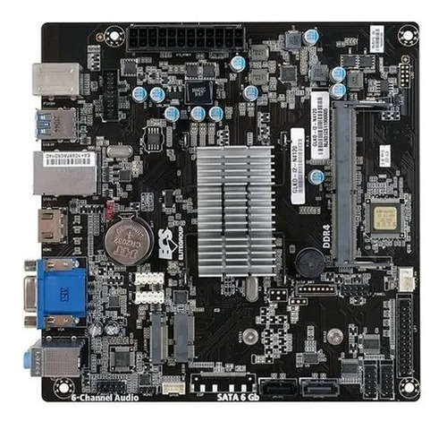 Imagen 1 de 4 de Motherboard Ecs Glkdi2-n4020 + Micro Intel Celeron N4020 Oem