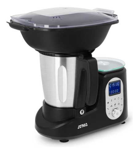 Imagen 1 de 6 de Robot De Cocina Negro Atma