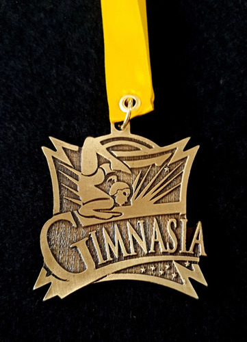 10 Medallas Metálicas Gimnasia Picos