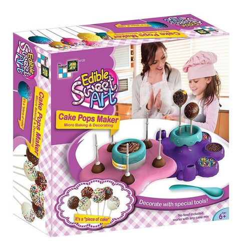 Imagen 1 de 7 de Fabrica De Pop Cakes Edible Sweet Art Set Cocina Tv Educando
