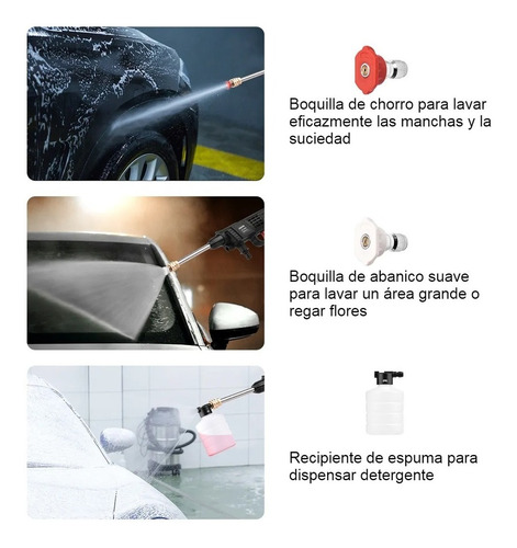 Imagen 4 de 7 de Hidrolavadora Multiuso A Batería Recargable Universo Binario