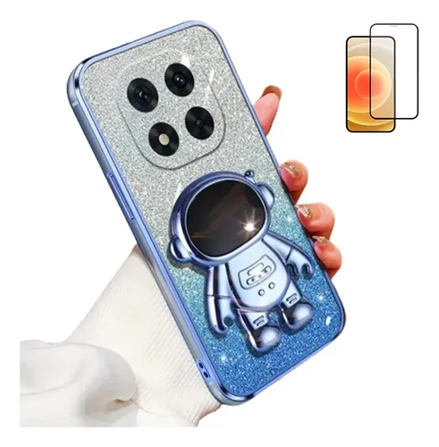 pocoさん専用 Capa Para Xiaomi Poco X7 Pro 5g Flash Powder Astronauta+mica