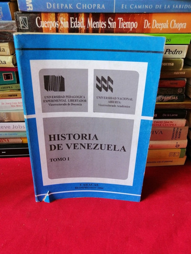 Libro Fisico Historia De Venezuela Tomó 1 Upel
