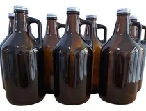 Comprar Set X 6 Botellones Growler Ambar  1.9 Lavadero  Cerveza