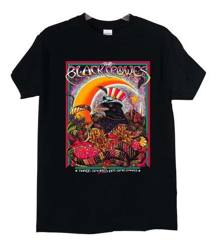 Polera The Black Crowes Three Snakes And On Rock Abominatron