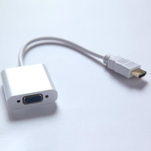 Hdmi Macho Para Vga Fêmea Cabo De Vídeo Cabo Adaptador 1