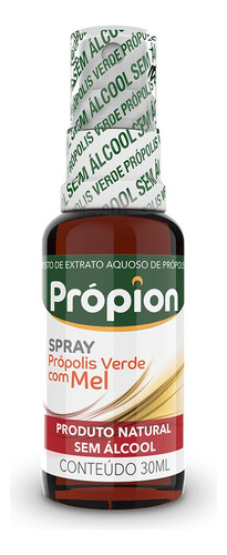 Própion Spray - Própolis Com Mel Sem Álcool (30ml) - Baldoni