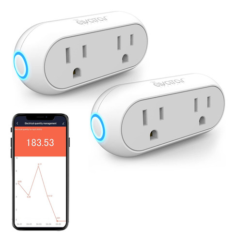 Enchufe Wifi Inteligente (1 Paquete De 2 Unidades)