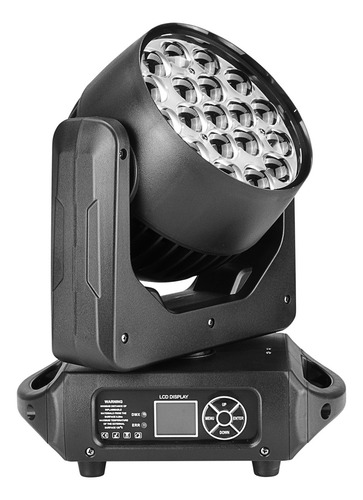 Moving Head Com Zoom Mac Aura 19 Leds 15w Rgbw Dmx Strobo 127/220v