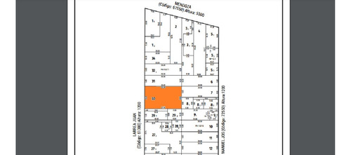 Excelente Terreno De 18,00 Metros De Frente En Venta Larrea 1200 Oportunidad - A Metros De Mendoza Apto Para Construir Pb +2 Pisos