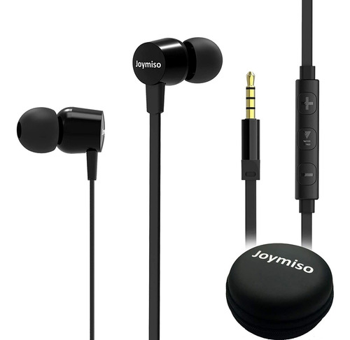 Auriculares Joymiso, Bluetooth/microfono/negro