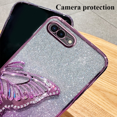 Funda Para Xiaomi Poco C75 14c Mariposa Rosa Flash